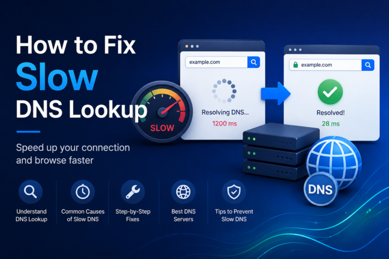 How to Fix Slow DNS Lookup: Easy Guide to Speed Up Your Internet (how to fix slow dns lookup) How to Fix Slow DNS Lookup
